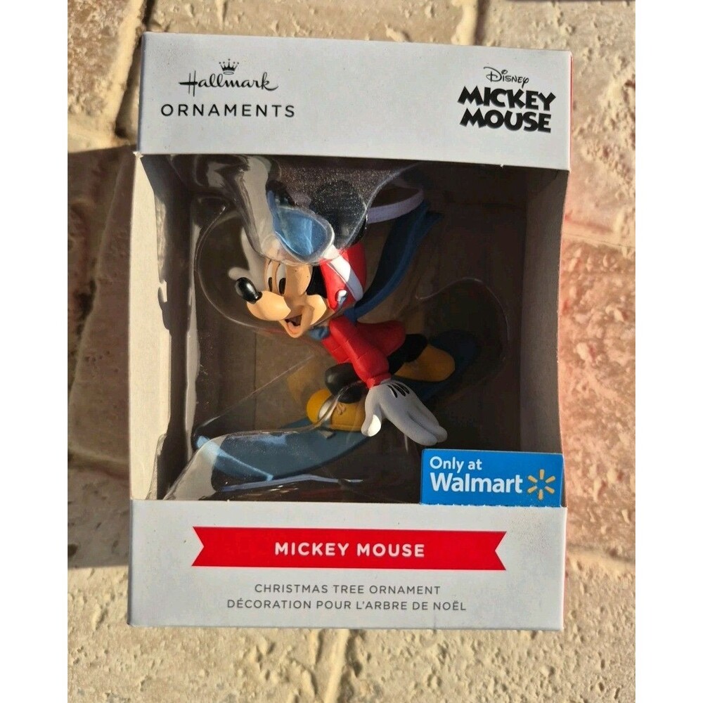 Hallmark Disney Mickey Mouse Snowboarding Christmas Ornament – NEW IN BOX